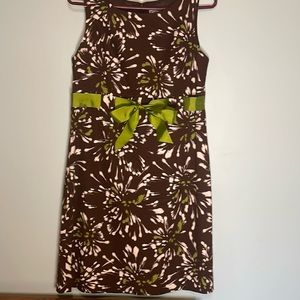 Kim Rogers size 10P brown white and green.